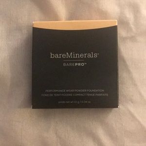 BareMinerals powder foundation.